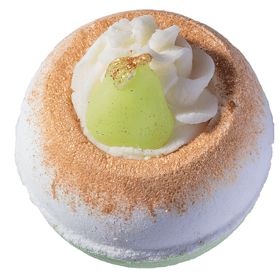 Bomb Cosmetics Perfektné hruška - The Perfect Pear Šumivý balistik do kúpeľa 160 g