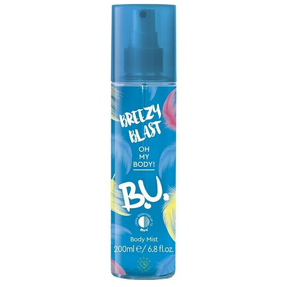 BU Breezy Blast Body Mist parfumovaný telový sprej pre ženy 200 ml