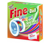 Well Done Fine Color Magnet antibakteriálne obrúsky do prania pohlcujúce farbu 12 kusov