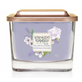 Yankee Candle Sea Salt & Lavender - Morská soľ a levandule sójová vonná sviečka Elevation malá sklo 1 knôt 96 g