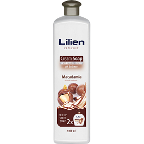 Lilien Macadamia tekuté mydlo, náplň, 1 l