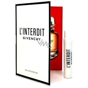 Givenchy L´Interdit parfumovaná voda pre ženy 1 ml s rozprašovačom, fľaštička