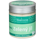 Saloos Bio 100% zelený íl francúzska pleťová maska 140 g