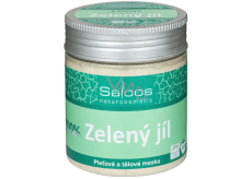 Saloos Bio 100% zelený íl francúzska pleťová maska 140 g