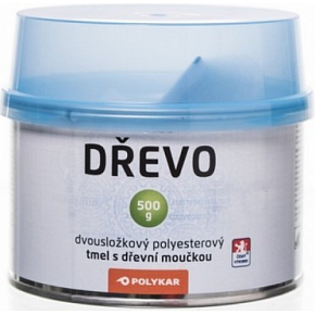 Polykar Drevo dvousložkový tmel na drevo, brúsiteľný, 150 g