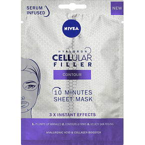 Nivea Hyaluron Cellular Filler textilná maska proti vráskam, 1 ks