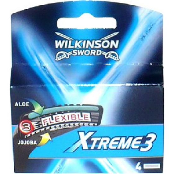 Wilkinson Xtreme 3 náhradné hlavice 4 kusy