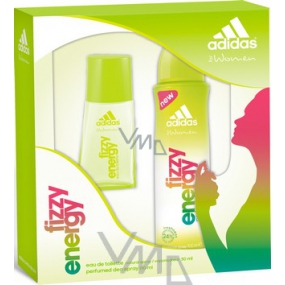 Adidas Fizzy Energy toaletná voda 30 ml + dezodorant sprej 150 ml, kozmetická sada