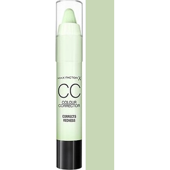 Max Factor CC Colour Corrector Corrects Redness korektor pre neutralizáciu začervenaných oblastí 01 Green Reducer 3,3 g