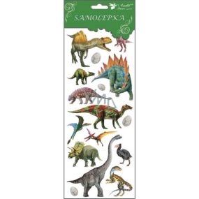 Samolepky dinosaury 4 vajíčka 34,5 x 12,5 cm