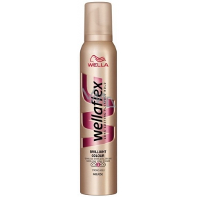 Wella Wellaflex Brilliant Colour silné spevnenie penové tužidlo farbené vlasy 200 ml