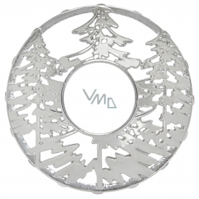 Yankee Candle Winter Trees - Zimné stromy prstenec ozdobný na stredné a veľké vonné sviečky Classic Illuma Lid