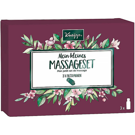 Kneipp Ylang-Ylang Masážnych oleja 20 ml + Staré dobré časy 20 ml + Mandľové kvety 20 ml, kozmetická sada