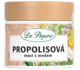 Dr. Popov Propolisová masť s medom na popraskanú pokožku, jazvy, vrásky, kožné problémy, slnečné žiarenie 50 ml