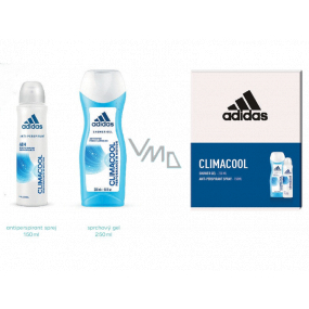 Adidas Climacool antiperspirant dezodorant sprej pre ženy 150 ml + sprchový gél 250 ml, kozmetická sada