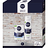 Nivea Men Sensitive Shave Kit voda po holení 100 ml + pena na holenie 200 ml, kozmetická sada pre mužov