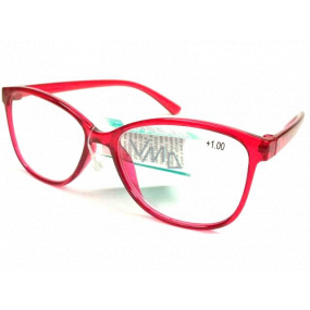 Berkeley Čítacie dioptrické okuliare +1,5 plast červené 1 kus MC2191