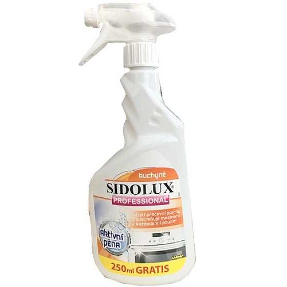 Sidolux Professional Kuchyňa čistič s aktívnou penou rozprašovač 750 ml