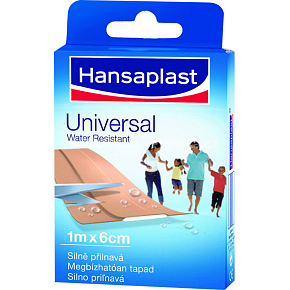 Hansaplast Universal vodoodolná náplasť, 6 cm × 1 m