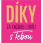 Albi Velvet hrnček Vďaka za každý okamih ružový 300 ml