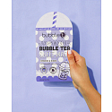 Bubble´t Jasmine Bubble Tea textilná hydratačná maska pre všetky typy pleti 20 ml