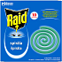 Raid insekticídna špirála proti komárom, 10 ks
