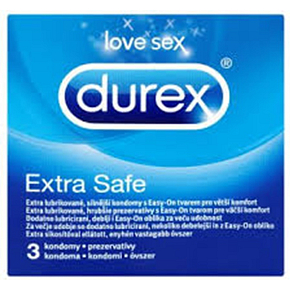 Durex Extra Safe kondómy, 3 ks