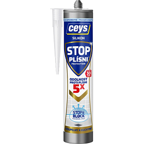Ceys Stop Plísni sanitárny silikon, transparentný, 280 ml