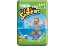 Huggies Little Swimmers 3-4 jednorázové plienky do vody 7-15 kg 12 kusov