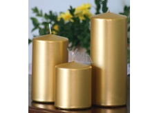 Lima Metal Série sviečka zlatá valec 60 x 120 mm 1 kus