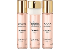 Chanel Coco Mademoiselle toaletná voda náplne pre ženy 3 x 20 ml