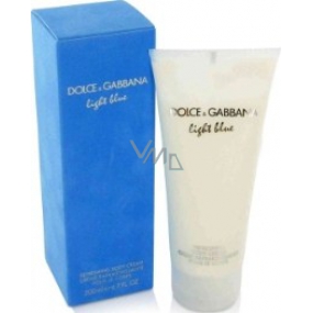 Dolce & Gabbana Light Blue telový krém pre ženy 200 ml