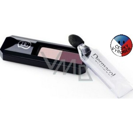 Dermacol Eye Shadow duo očné tiene 2 sv. ružová-slivková 1,8 g