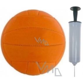 Garnier Volejbalová lopta oranžový 1 kus + pumpička na lopty 1 kus