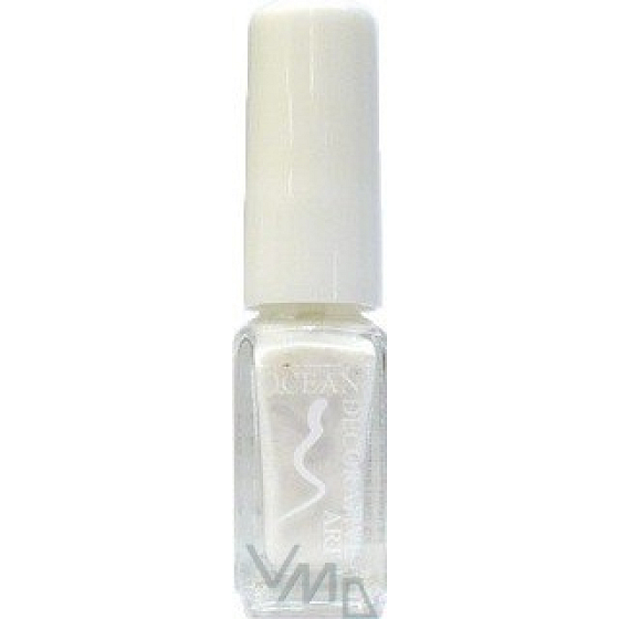 Ocean Decorative Art zdobiace lak na nechty odtieň 09 biely 5 ml