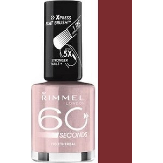 Rimmel London 60 sekund lak na nechty 320 Rapid Ruby 8 ml