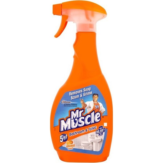 Mr. Muscle 5v1 Koupelva & Wc Orange čistiaci a dezinfekčný prostriedok 750 ml