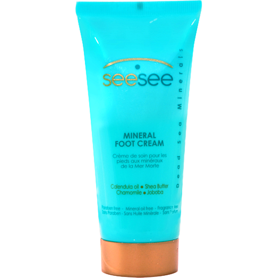 SeeSee Dead Sea Minerals Foot Cream s minerálmi Mŕtveho mora krém na nohy 100 ml