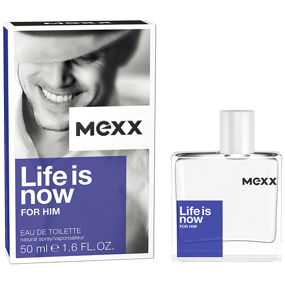Mexx Life Is Now for Him toaletná voda 50 ml