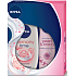 Nivea Pearl & Beauty antiperspirant sprej 150 ml + Harmony Time krémový sprchový gél 250 ml, pre ženy kozmetická sada