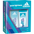 Adidas Pure Lightness parfumovaný dezodorant sklo pre ženy 75 ml + dezodorant sprej pre ženy 150 ml, kozmetická sada