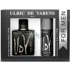 Ulric de Varens UDV toaletná voda 60 ml + dezodorant sprej 50 ml, darčeková sada