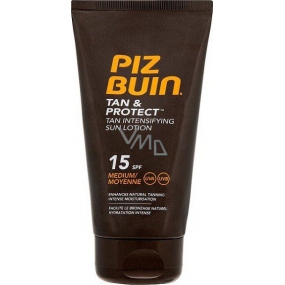 Piz Buin Tan & Protect SPF15 ochranné mlieko urýchľujúci proces opaľovanie 150 ml