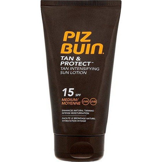Piz Buin Tan & Protect SPF15 ochranné mlieko urýchľujúci proces opaľovanie 150 ml