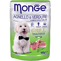 Monge Dog Grill jahňacie so zeleninou kapsička 100 g