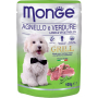 Monge Dog Grill jahňacie so zeleninou kapsička 100 g