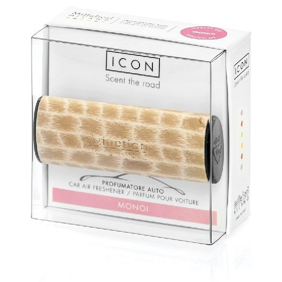 Millefiori Milano Icon Monoi - Japonské kvety vôňa do auta Wood vonia až 2 mesiace 47 g