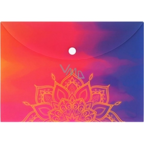 Albi Original Puzdro na dokumenty Mandala na dúhovom A5 - 148 x 210 mm