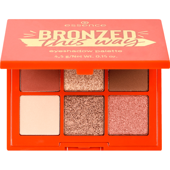 Essence Bronzed This Way paletka očných tieňov 4,5 g