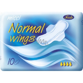 Micca Normal Wing intímne vložky s krídelkami 10 kusov